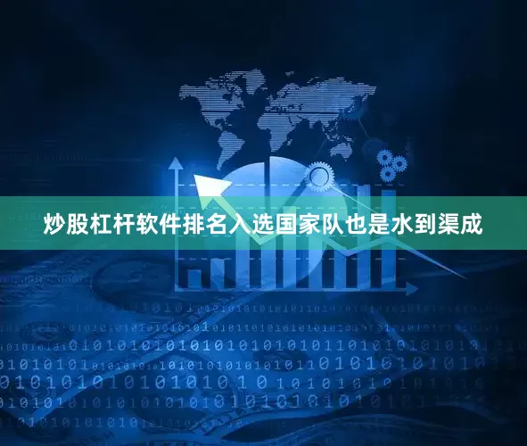 炒股杠杆软件排名入选国家队也是水到渠成