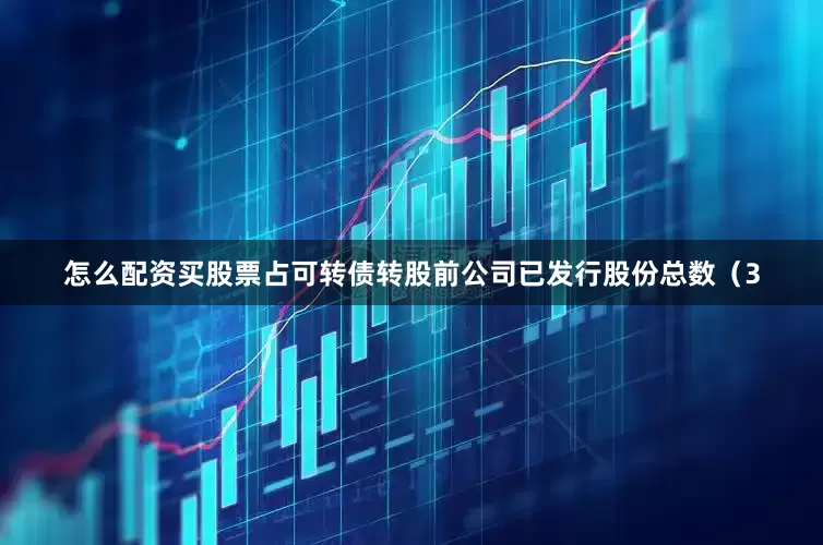 怎么配资买股票占可转债转股前公司已发行股份总数(3
