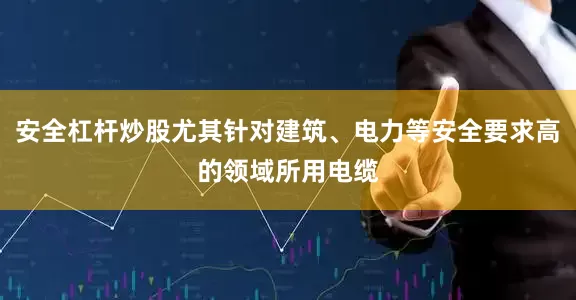 安全杠杆炒股尤其针对建筑、电力等安全要求高的领域所用电缆