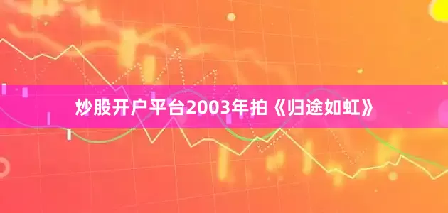 炒股开户平台2003年拍《归途如虹》